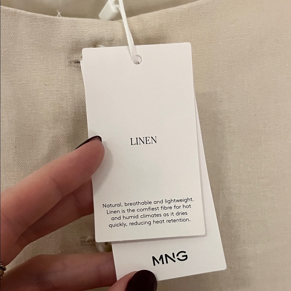 Mango Cream Mini Dress - Picture 4 of 6